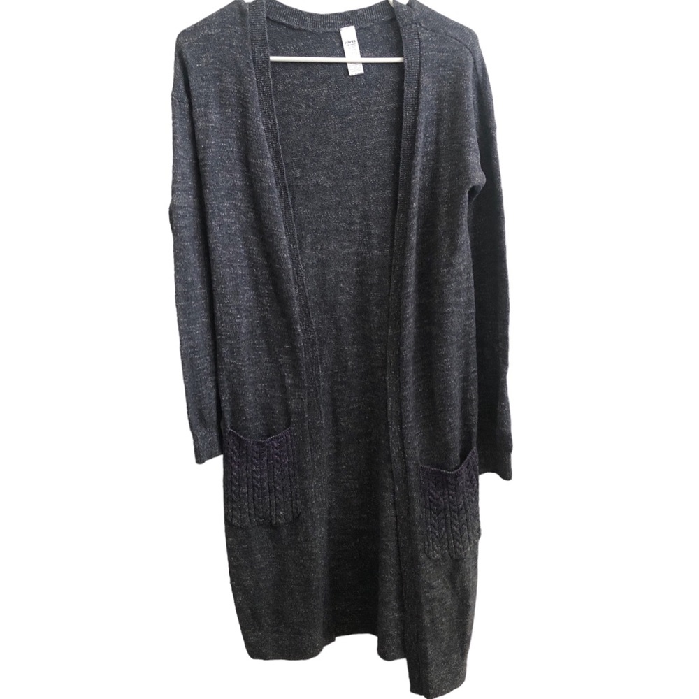 Lululemon Ivivva Girls Sweater Cardigan Duster Glitter Pockets